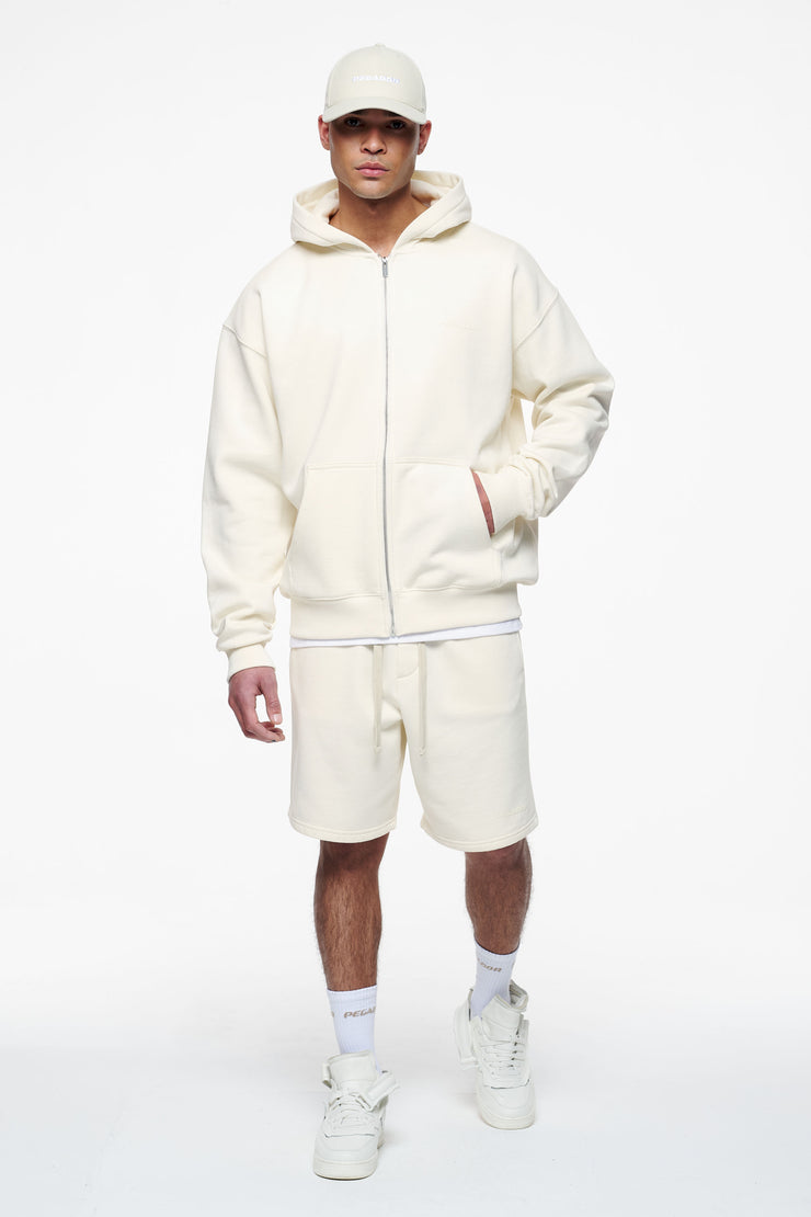 Pegador Logo Heavy Sweat Shorts Vintage Washed Unbleached Gum