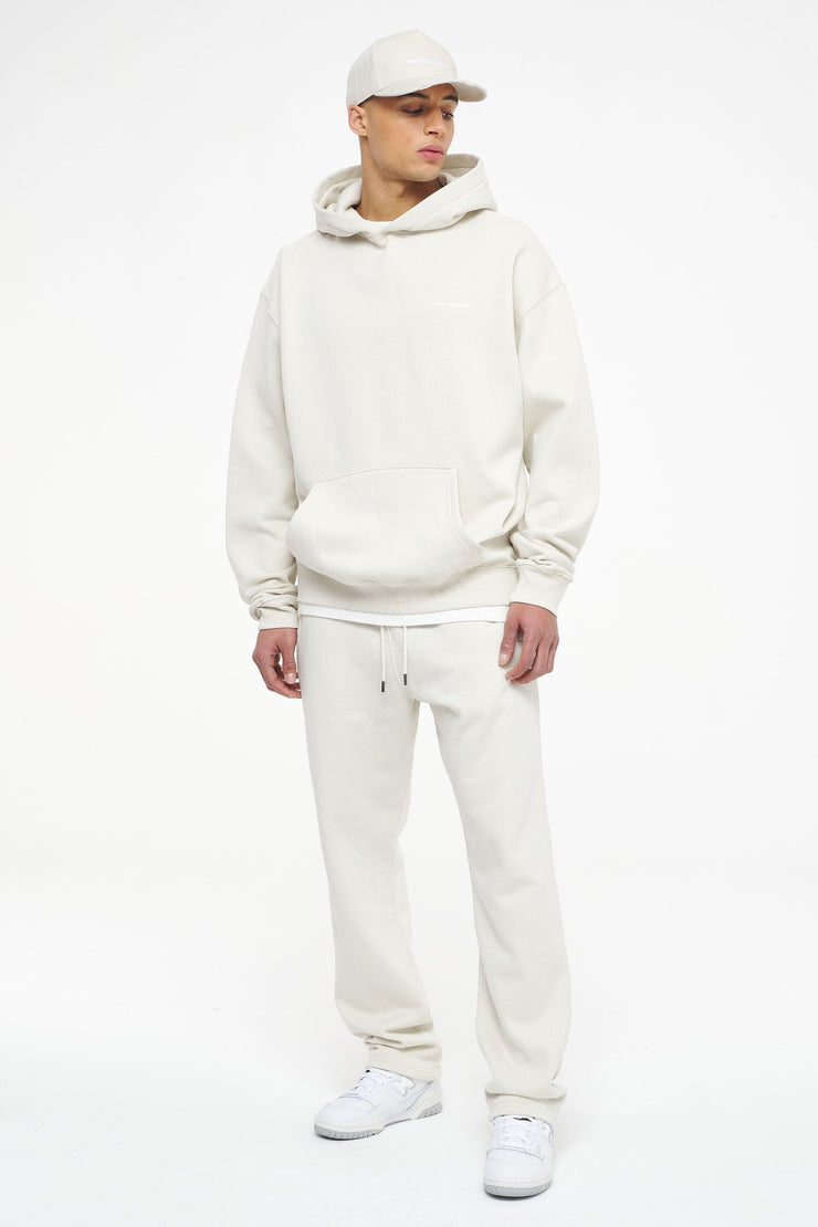 Pegador Logo Oversized Hoodie Vintage Washed Angels Cream Gum