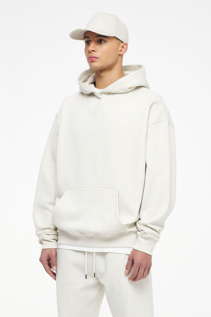 Pegador Logo Oversized Hoodie Vintage Washed Angels Cream Gum