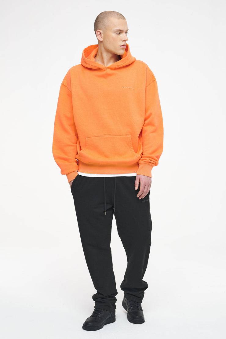 Pegador Logo Oversized Hoodie Vintage Washed Sunrise Orange Gum