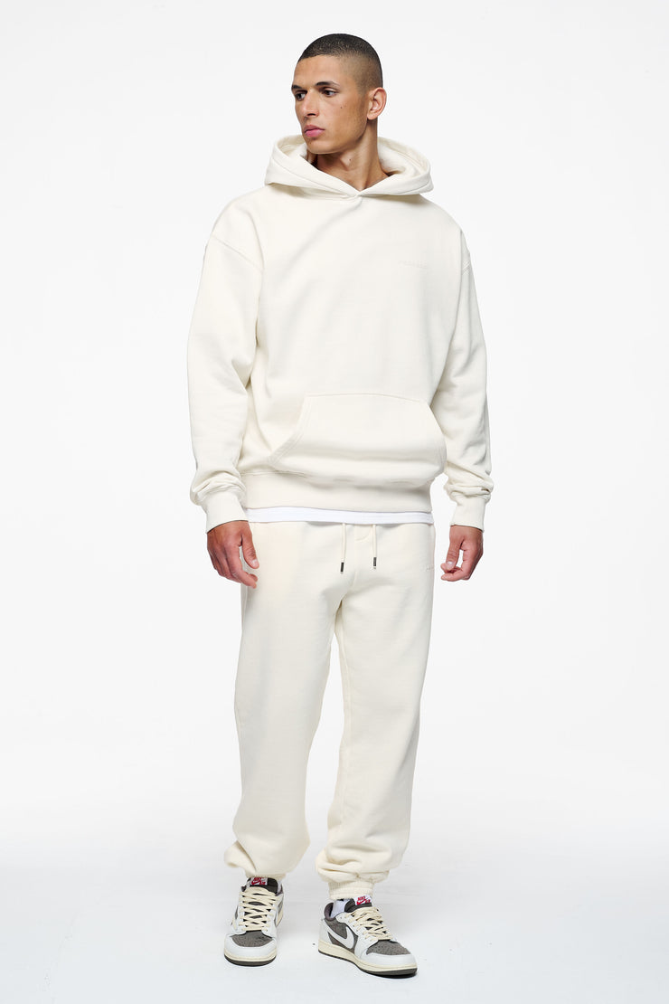 Pegador Logo Oversized Hoodie Vintage Washed Unbleached Gum