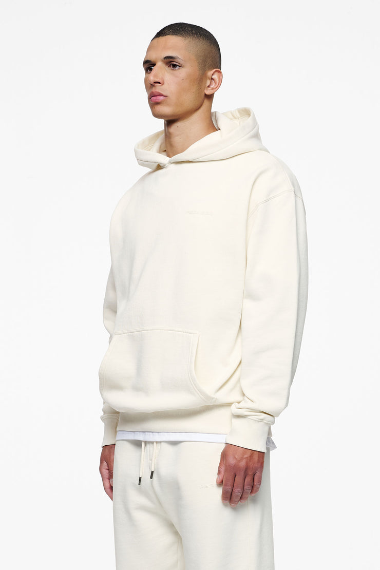 Pegador Logo Oversized Hoodie Vintage Washed Unbleached Gum