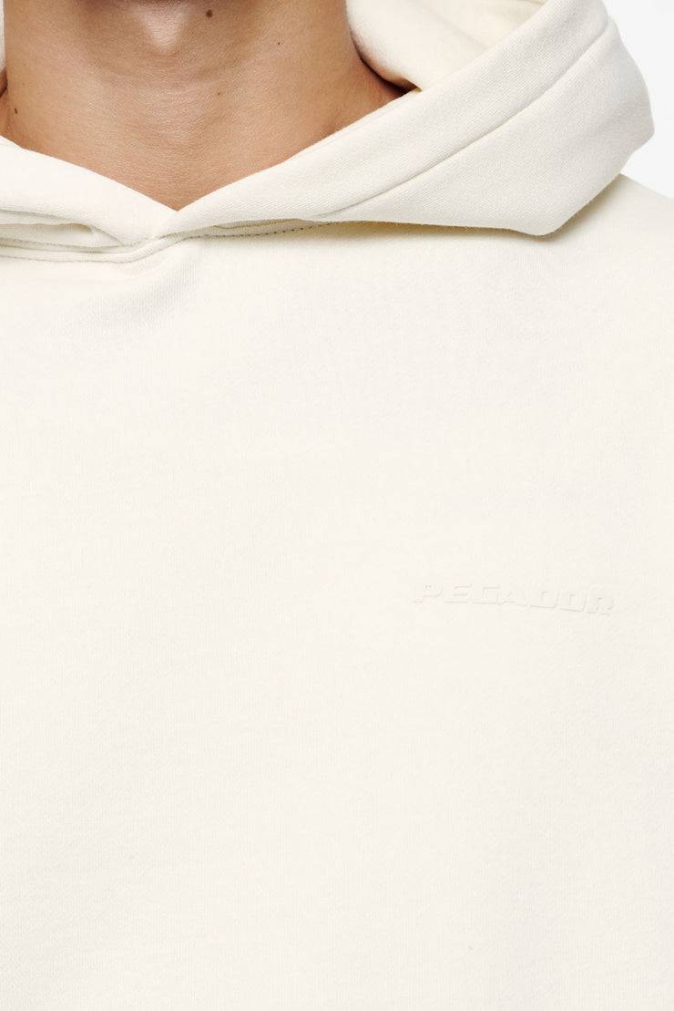 Pegador Logo Oversized Hoodie Vintage Washed Unbleached Gum