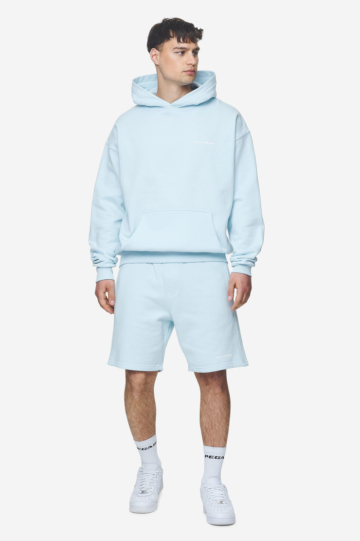 Pegador Logo Oversized Hoodie Washed Baby Blue White Gum