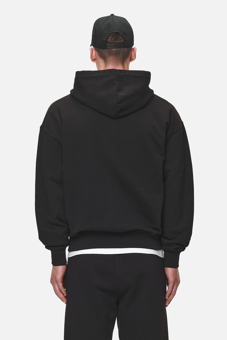 Pegador Logo Oversized Hoodie Washed Black White Gum