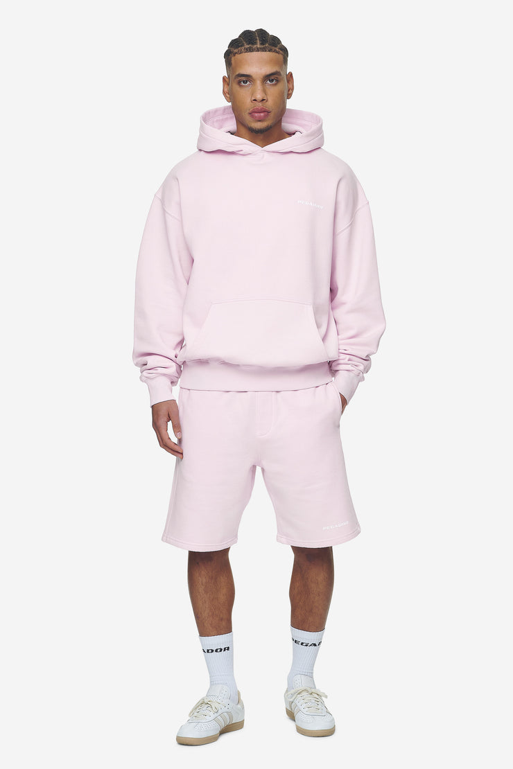 Pegador Logo Oversized Hoodie Washed Bubblegum White Gum