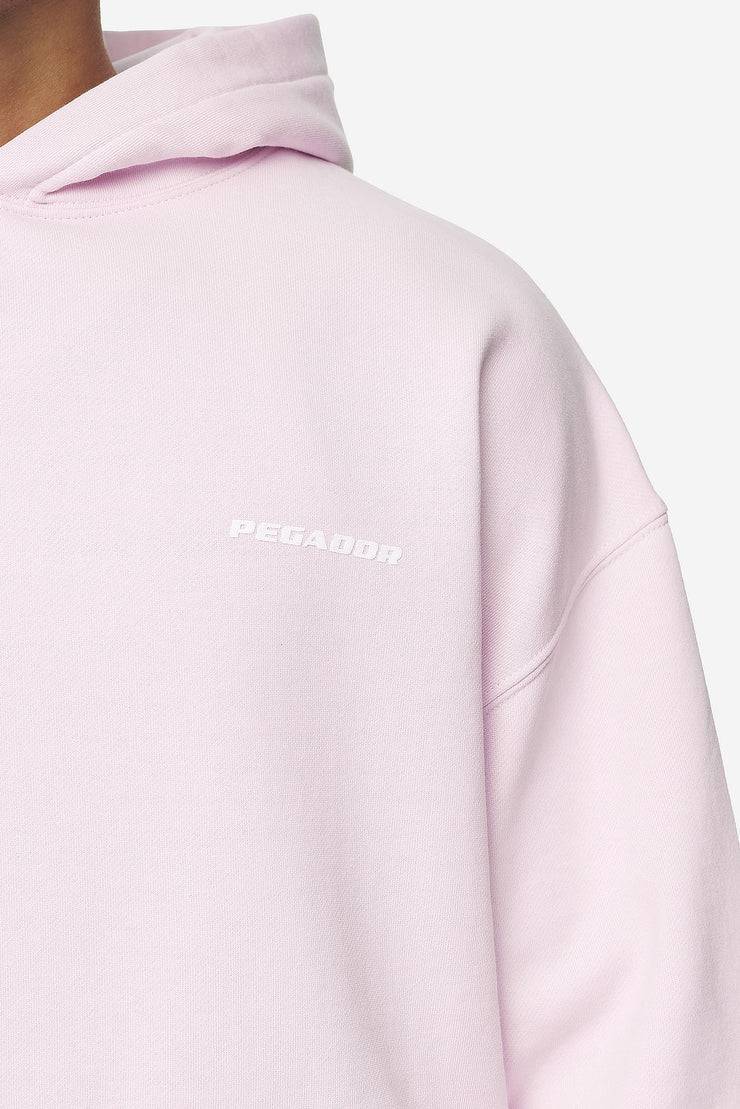 Pegador Logo Oversized Hoodie Washed Bubblegum White Gum