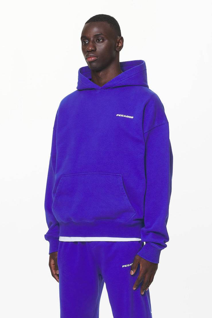 Pegador Logo Oversized Hoodie Washed Endless Blue Gum