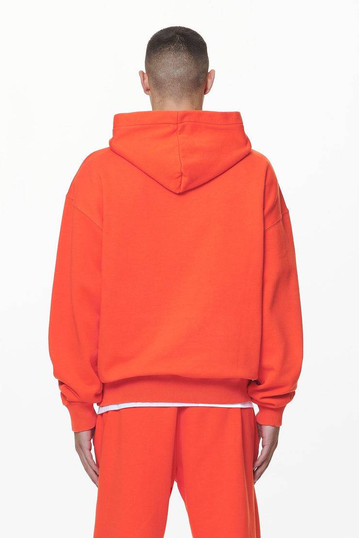 Pegador Logo Oversized Hoodie Washed Signal Red Gum