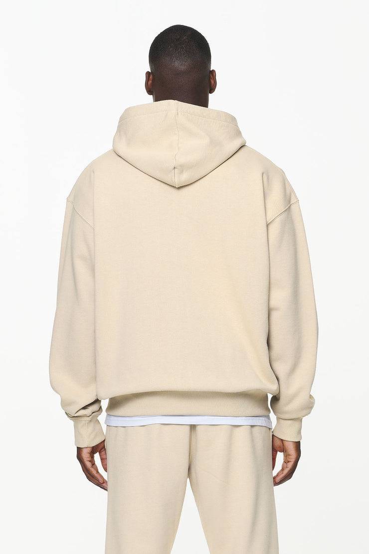 Pegador Logo Oversized Sweat Jacket Vintage Washed Kingdom Beige