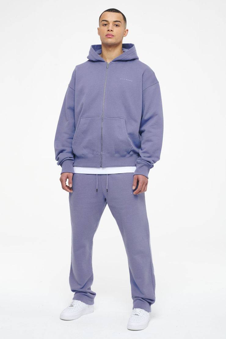 Pegador Logo Oversized Sweat Jacket Vintage Washed Magic Violet Gum
