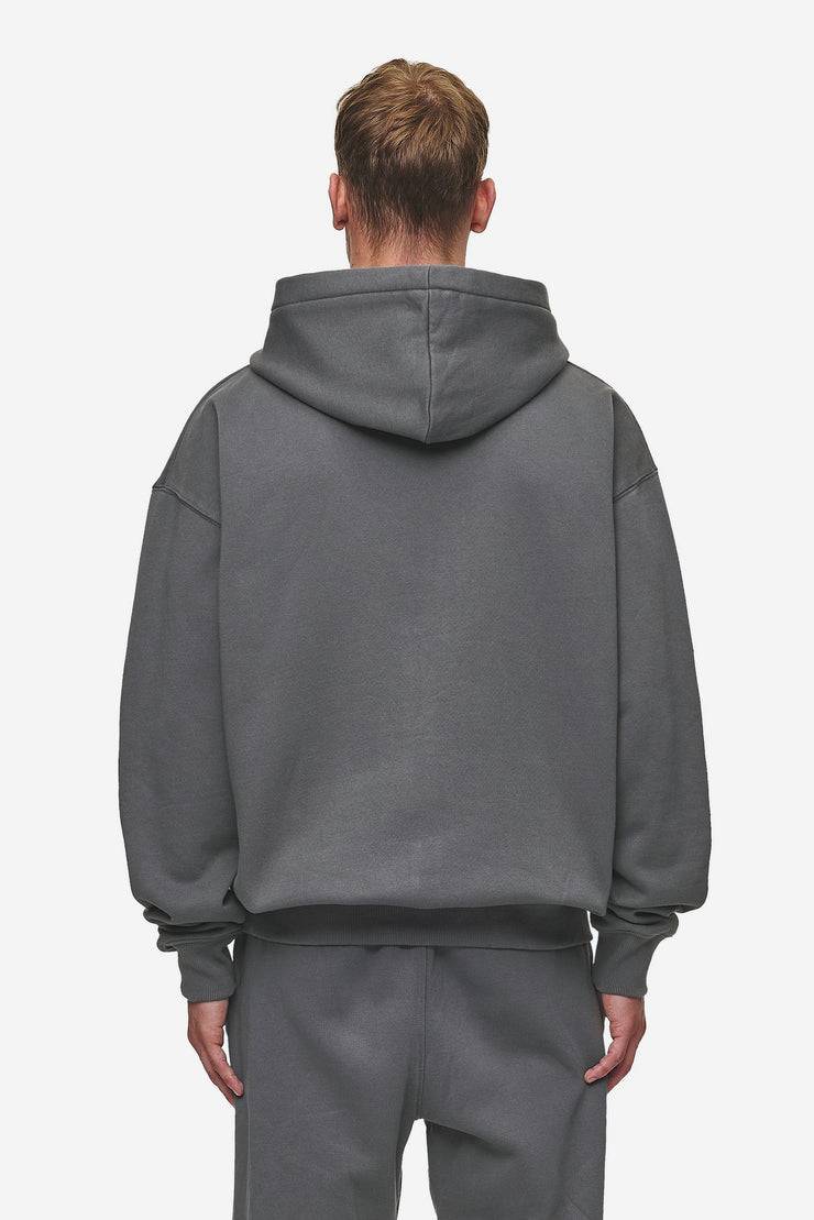 Pegador Logo Oversized Sweat Jacket Washed Anthracite