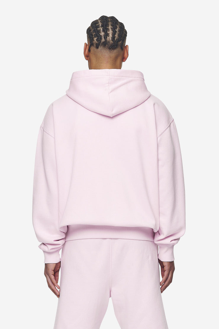 Pegador Logo Oversized Sweat Jacket Washed Bubblegum White Gum