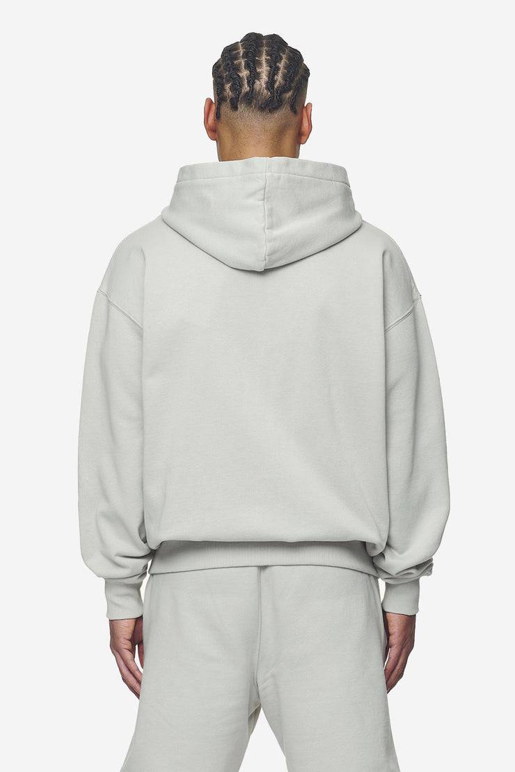 Pegador Logo Oversized Sweat Jacket Washed Pearl Grey White Gum