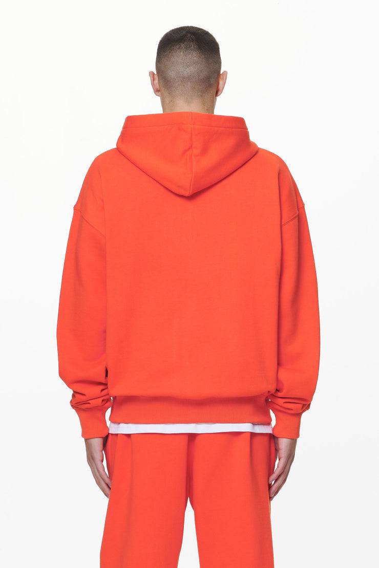 Pegador Logo Oversized Sweat Jacket Washed Signal Red Gum