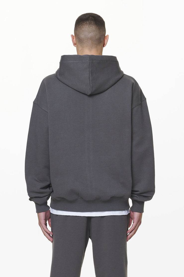 Pegador Logo Oversized Sweat Jacket Washed Volcano Grey Gum