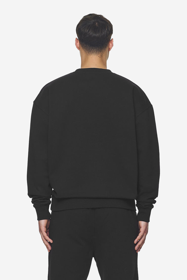 Pegador Logo Oversized Sweater Washed Black White Gum