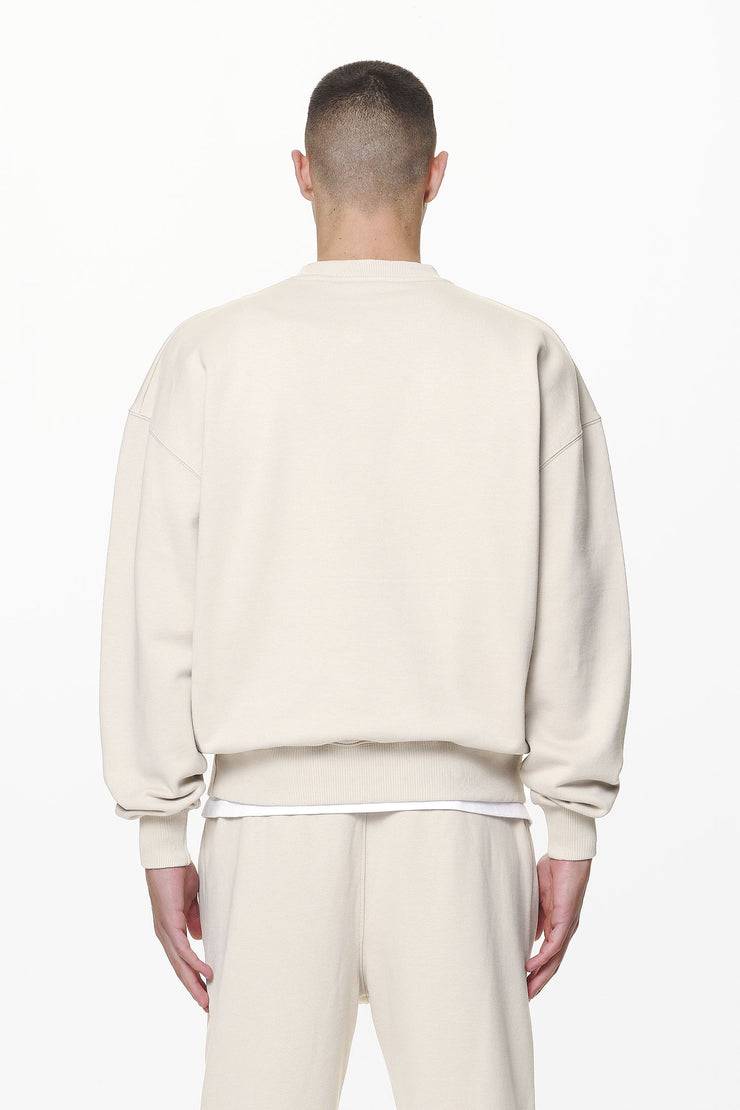 Pegador Logo Oversized Sweater Washed Dust Cream Gum