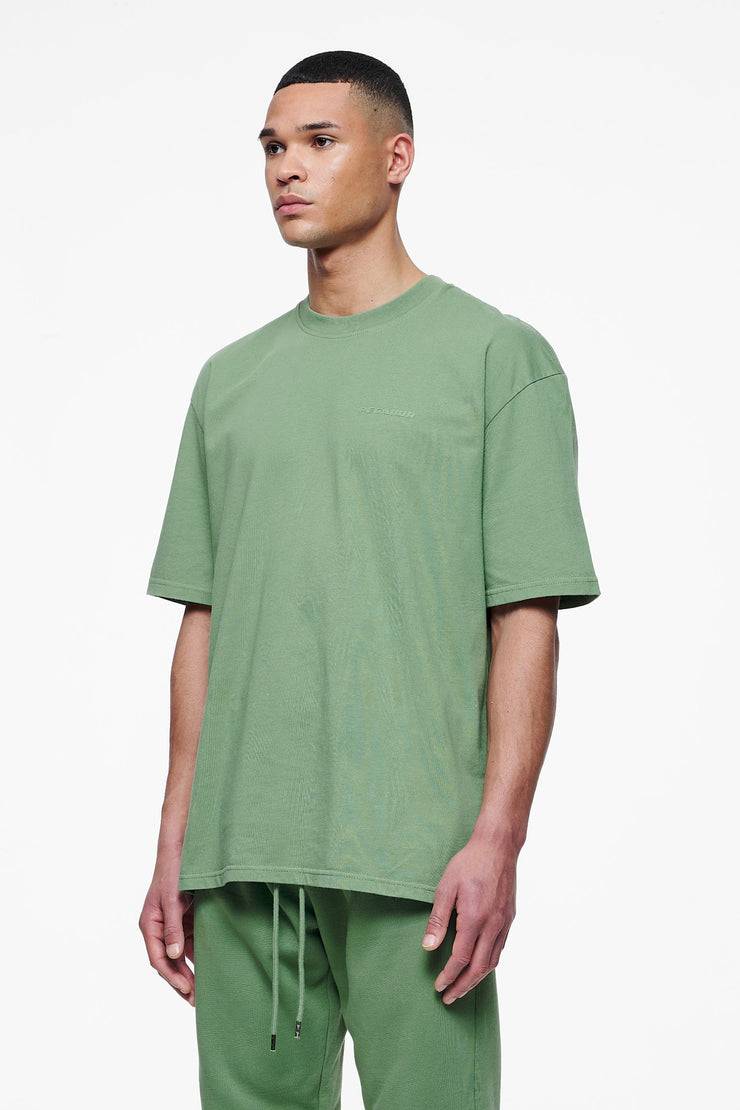 Pegador Logo Oversized Tee Vintage Washed Cypress Green Gum