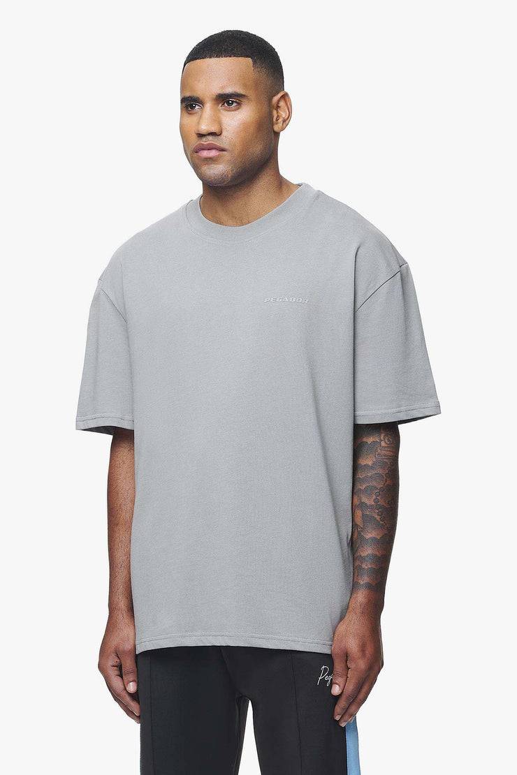 Pegador Logo Oversized Tee Vintage Washed Dusk Grey Gum