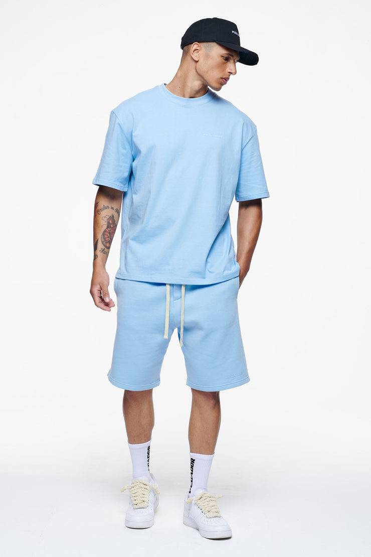 Pegador Logo Oversized Tee Vintage Washed Riviera Blue Gum