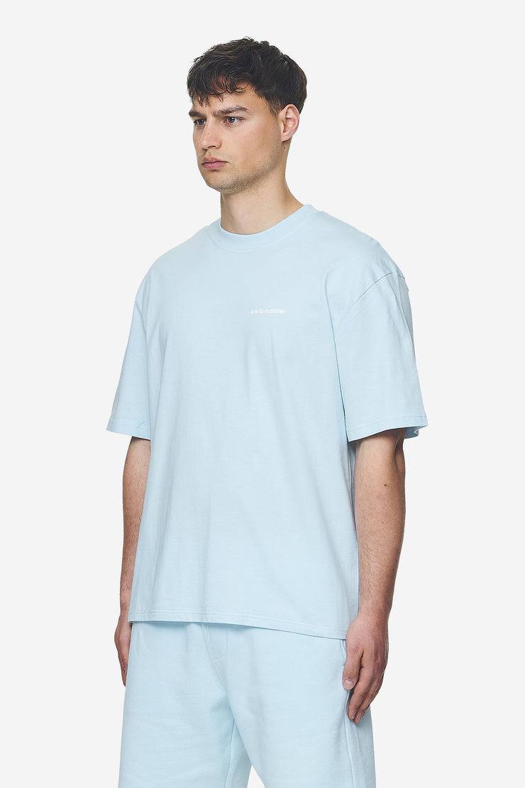 Pegador Logo Oversized Tee Washed Baby Blue White Gum