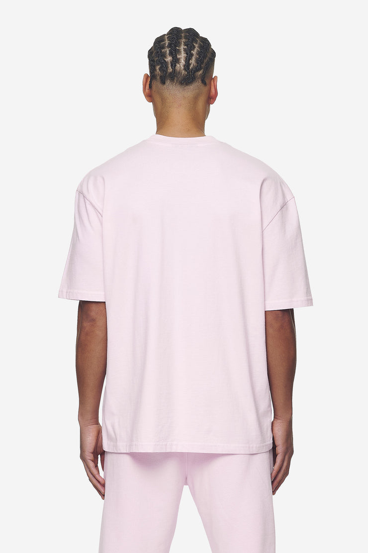 Pegador Logo Oversized Tee Washed Bubblegum White Gum