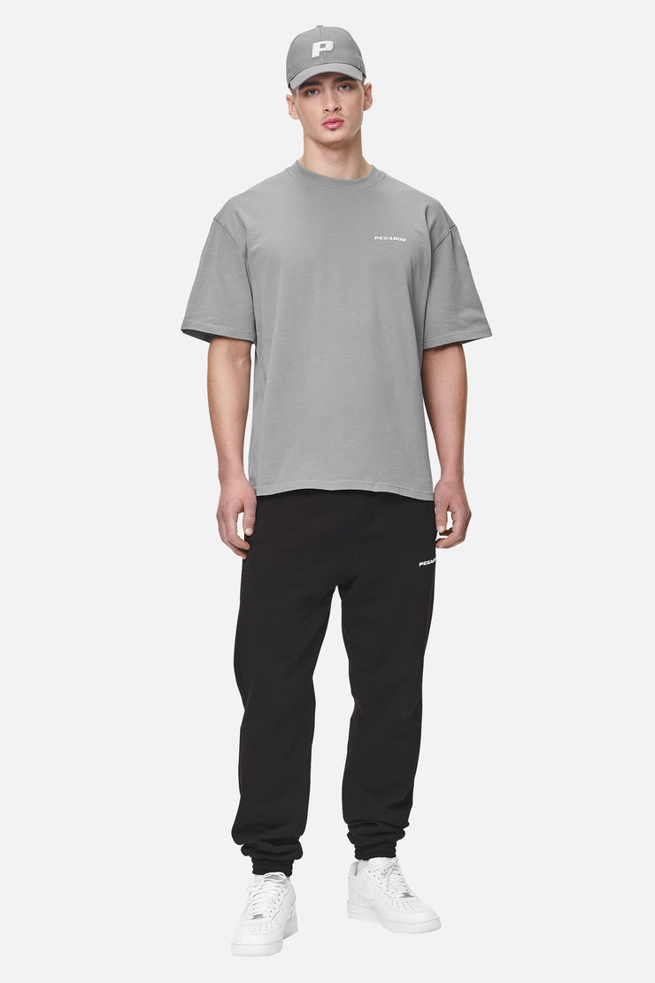 Pegador Logo Oversized Tee Washed Cool Grey White Gum