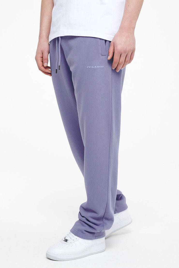 Pegador Logo Wide Sweat Pants Vintage Washed Magic Violet Gum