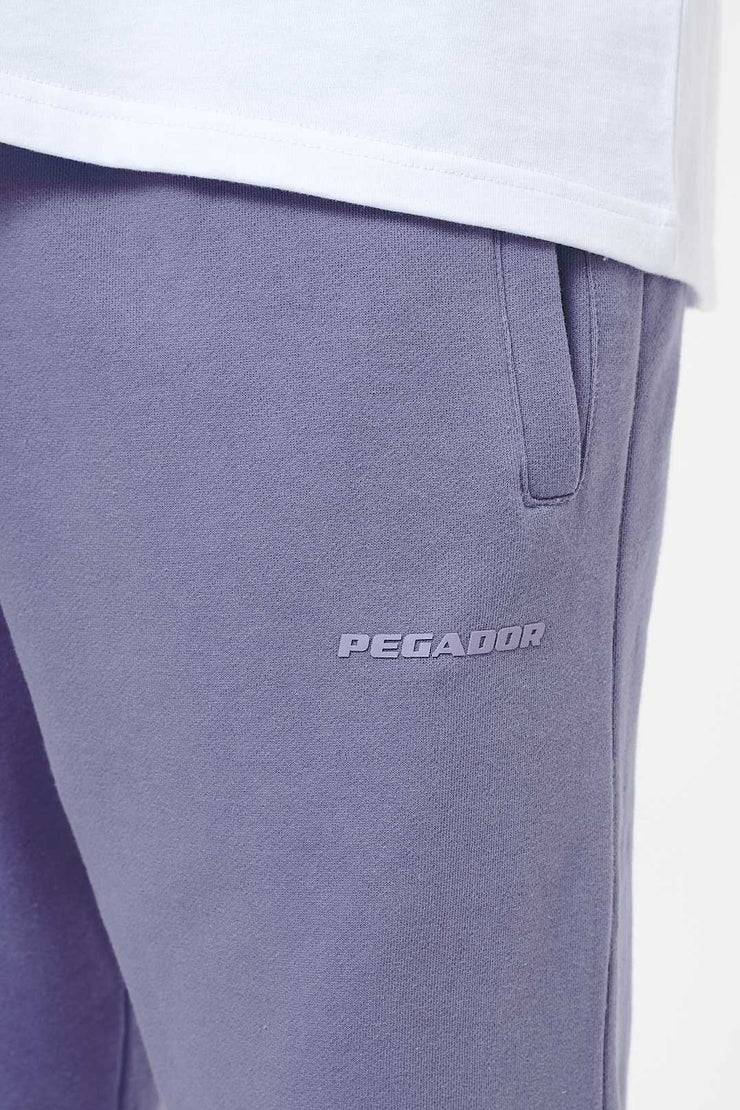 Pegador Logo Wide Sweat Pants Vintage Washed Magic Violet Gum