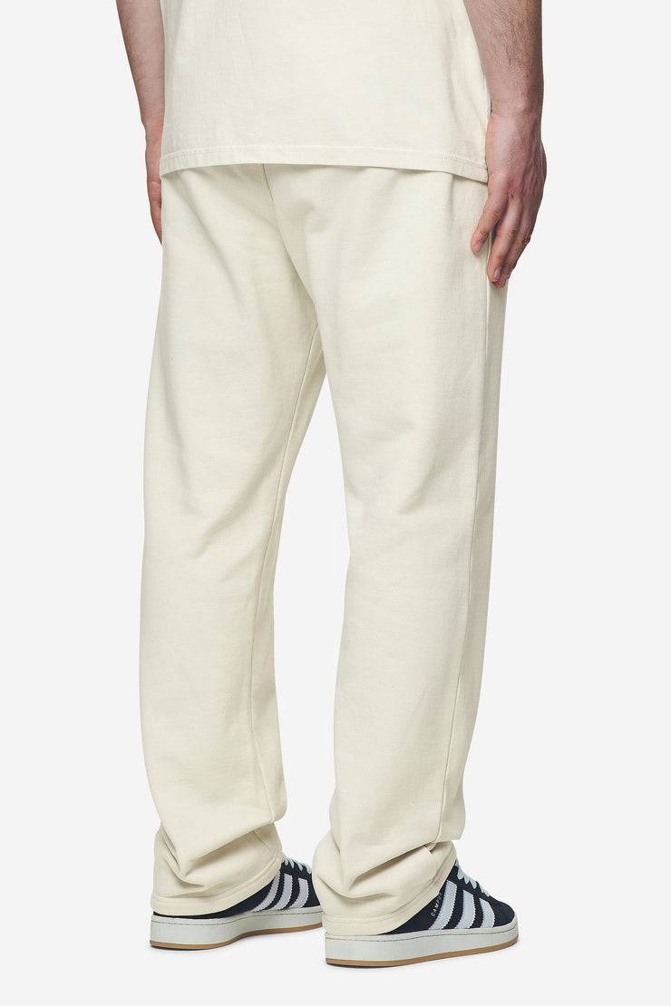 Pegador Logo Wide Sweat Pants Washed Salty Cream Black Gum