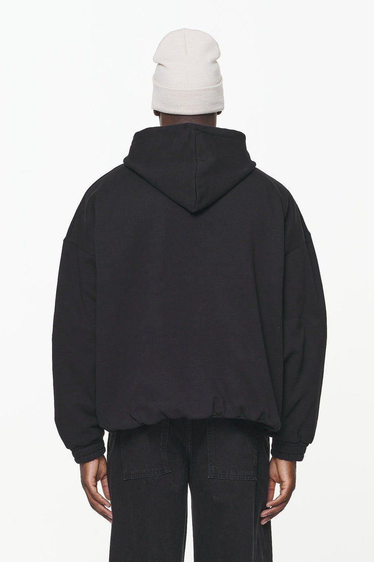 Pegador Loom Loose Hoodie Vintage Washed Onyx Black