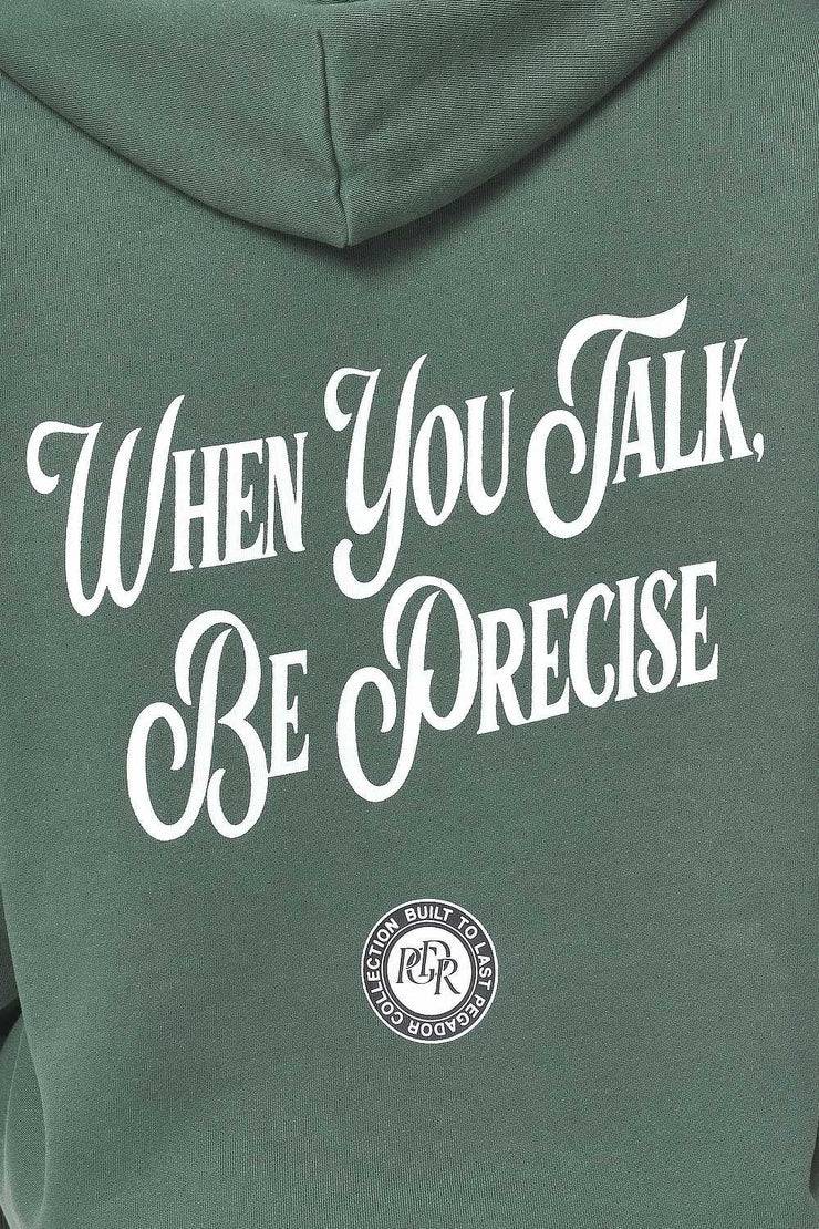 Pegador Lydney Oversized Hoodie Vintage Washed Garden Green