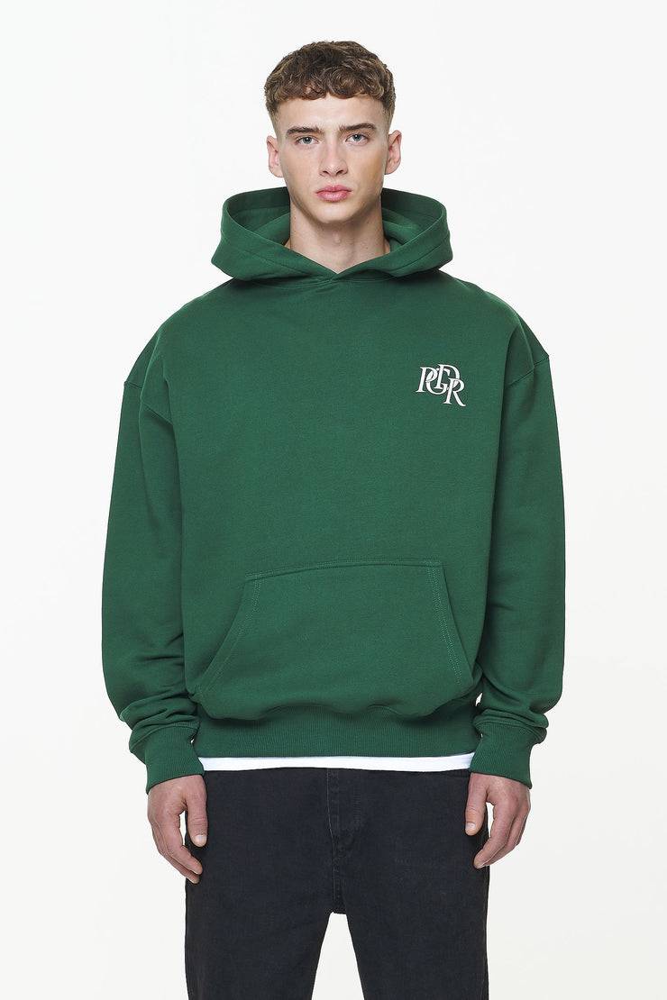 Pegador Marcer Oversized Hoodie Vintage Washed British Green