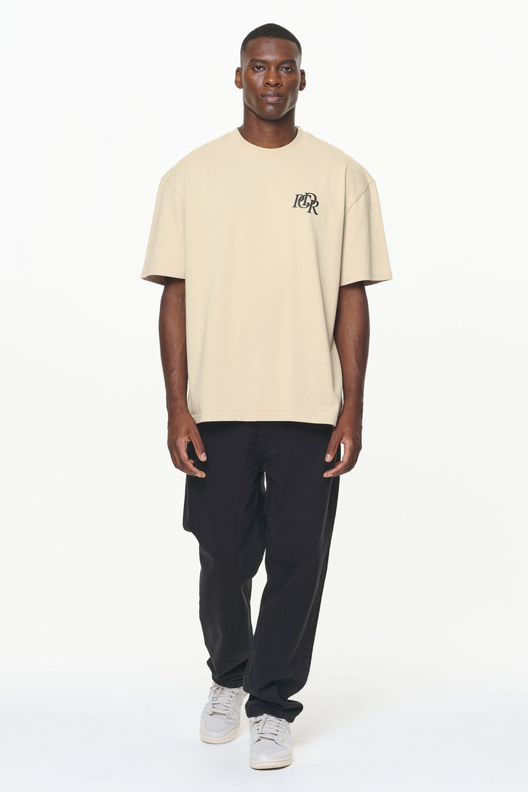 Pegador Marcer Oversized Tee Vintage Washed Kingdom Beige