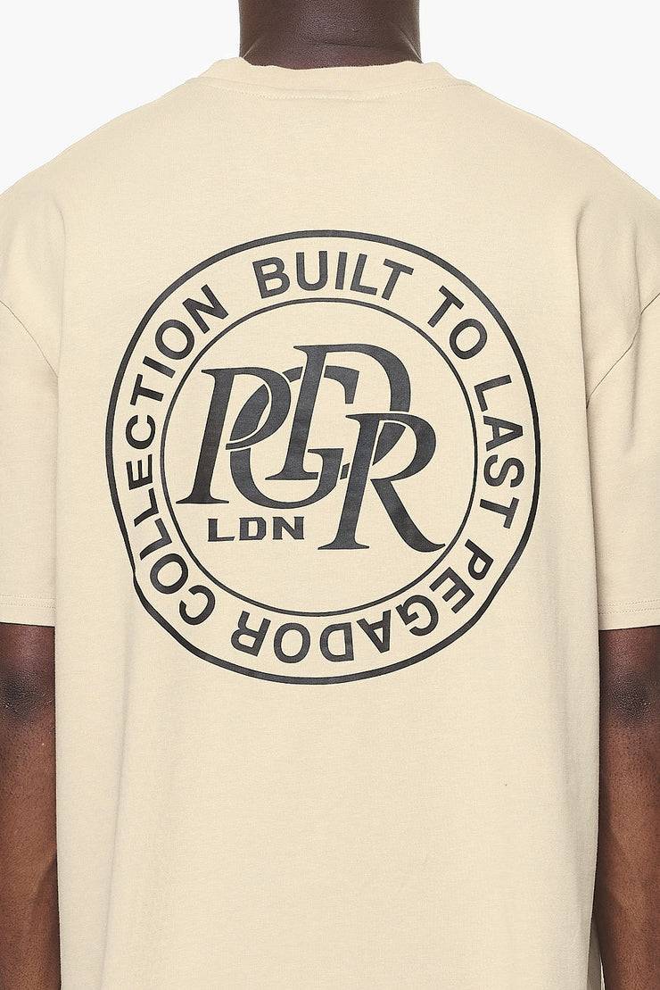 Pegador Marcer Oversized Tee Vintage Washed Kingdom Beige