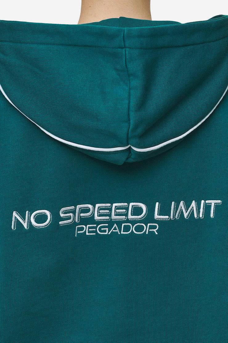 Pegador Naomi Oversized Hoodie Washed Urban Turquoise