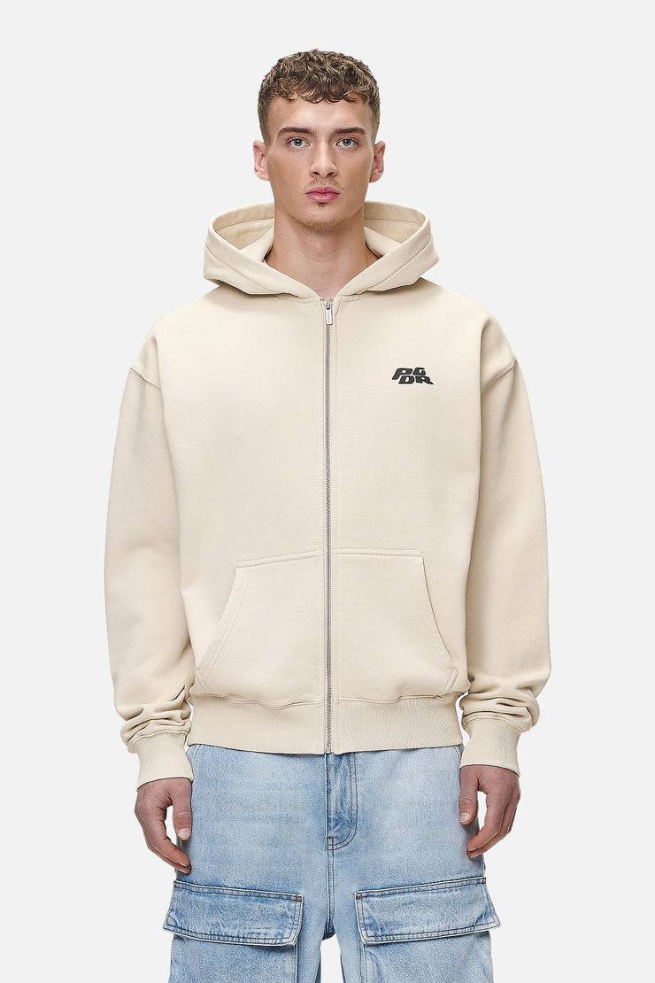 Pegador Narson Oversized Sweat Jacket Washed Desert Sand