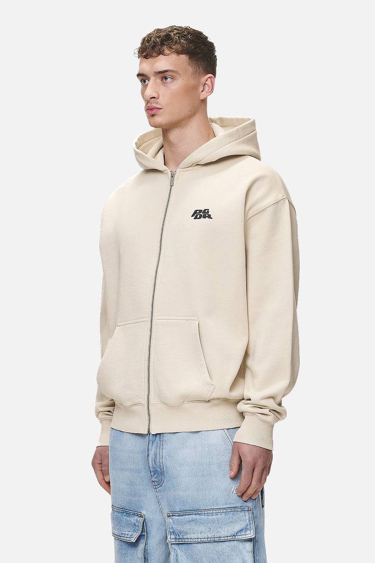 Pegador Narson Oversized Sweat Jacket Washed Desert Sand
