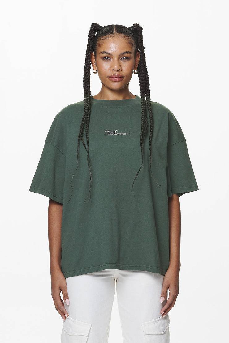 Pegador Navisk Heavy Oversized Tee Washed Sage Green