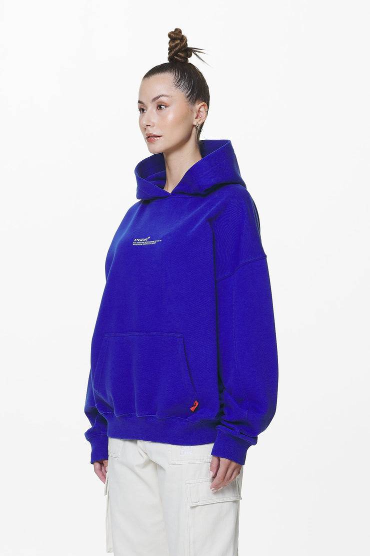 Pegador Navisk Oversized Hoodie Washed Endless Blue