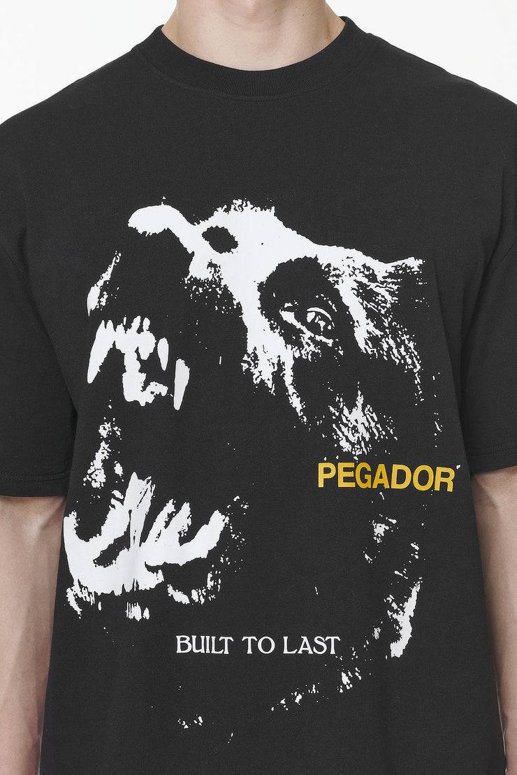 Pegador Nether Oversized Tee Vintage Washed Onyx Black