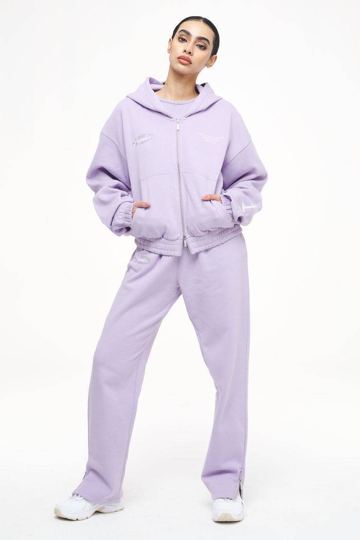 Pegador Olvera Straight Sweat Pants Vintage Washed Purple Paste