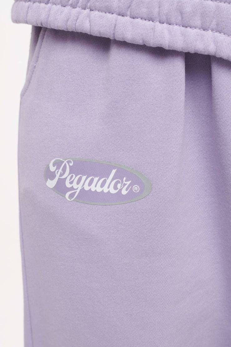 Pegador Olvera Straight Sweat Pants Vintage Washed Purple Paste
