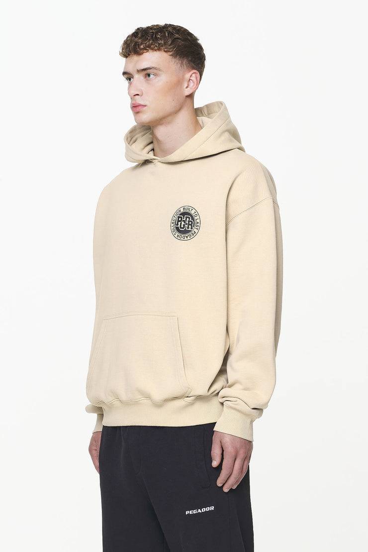 Pegador Orsett Oversized Hoodie Vintage Washed Kingdom Beige
