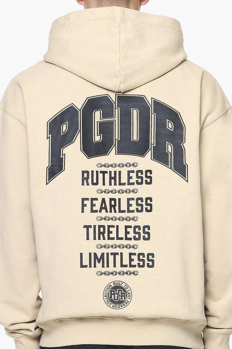 Pegador Orsett Oversized Hoodie Vintage Washed Kingdom Beige