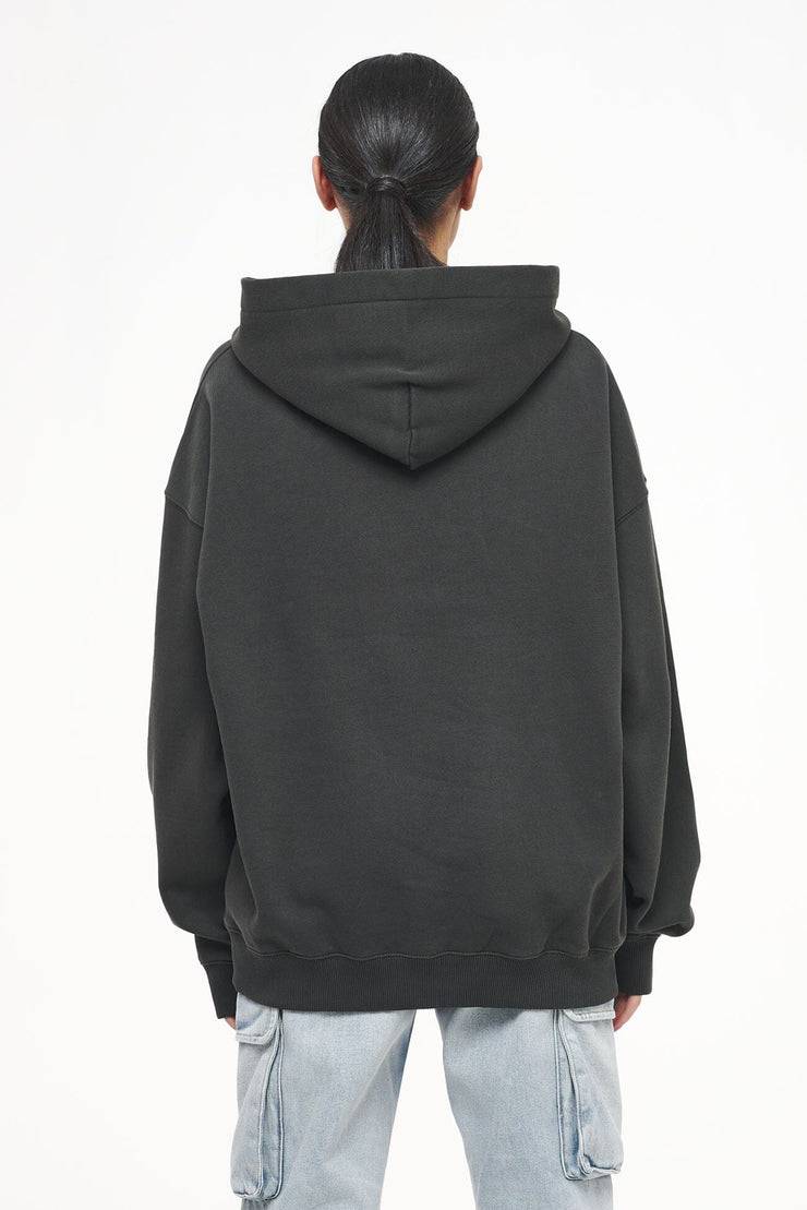 Pegador Palm Oversized Hoodie Vintage Washed Iron Grey