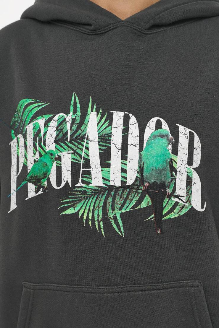 Pegador Palm Oversized Hoodie Vintage Washed Iron Grey