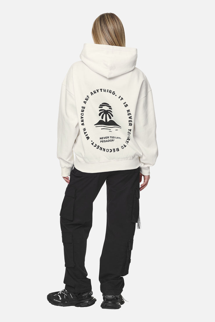 Pegador Palmyra Oversized Hoodie Washed Coconut Milk