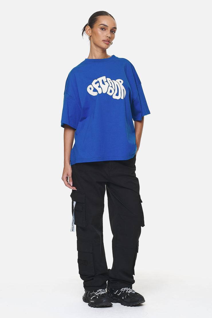 Pegador Paluma Heavy Oversized Tee Washed True Blue